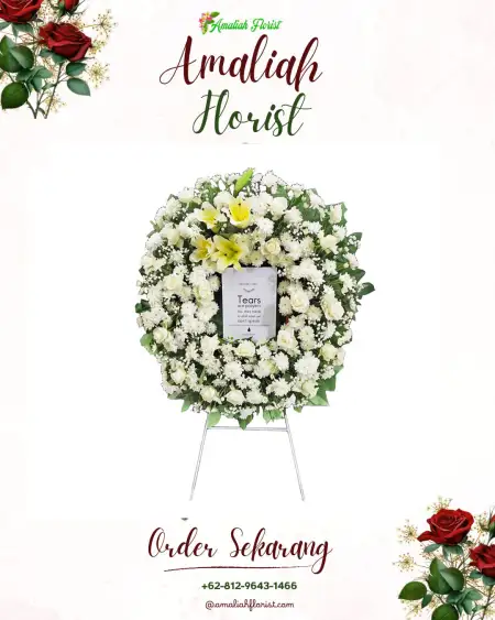 Krans Bunga Duka Sumbang
