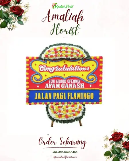Sewa Papan Bunga Sumbang